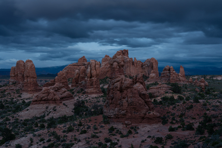 Arches National Park - Moab, Utahの写真素材