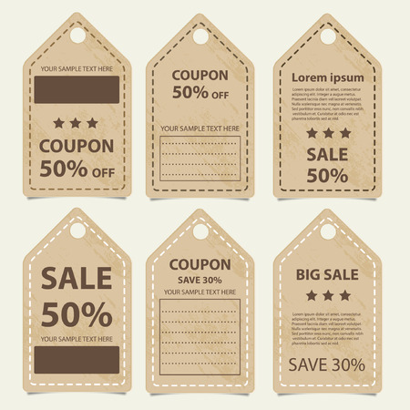 Price tags design, vector illustration.のイラスト素材