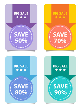 Price tags design, vector illustration.のイラスト素材