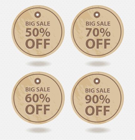 Price tags design, vector illustration.のイラスト素材