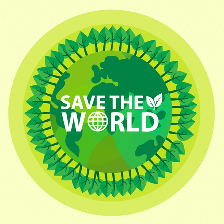 Save the worldのイラスト素材