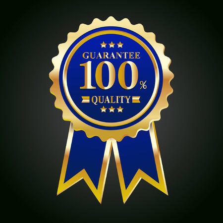 guaranteed badgeのイラスト素材