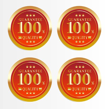 guaranteed badgeのイラスト素材