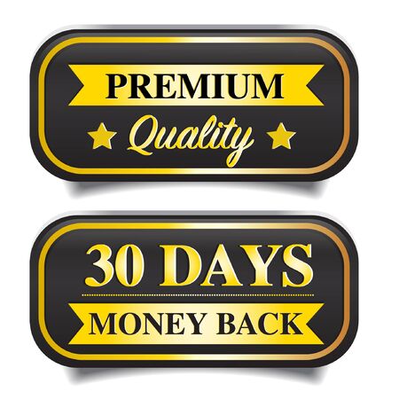 guaranteed badgeのイラスト素材