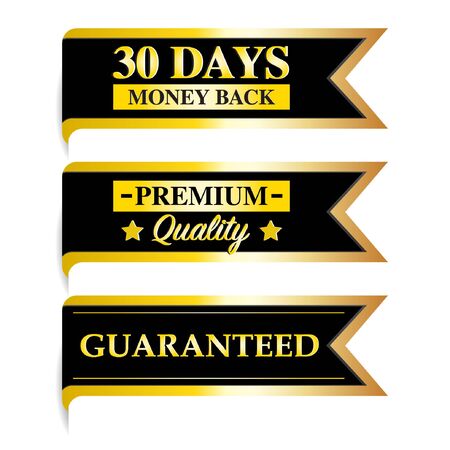 guaranteed badgeのイラスト素材