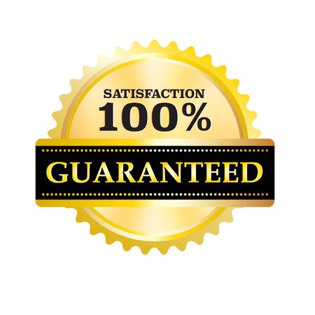 guaranteed badgeのイラスト素材