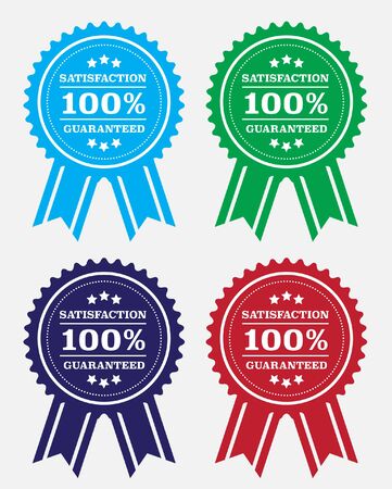 guaranteed badgeのイラスト素材