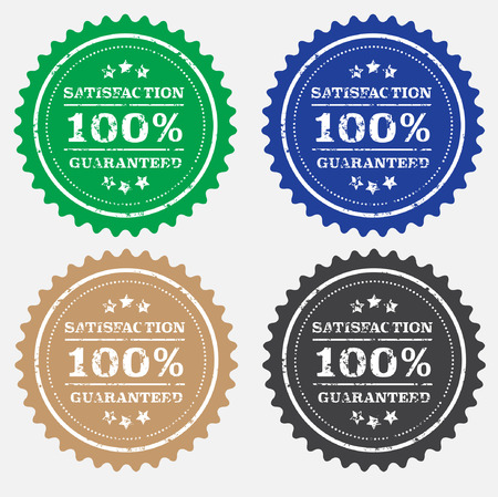 guaranteed badgeのイラスト素材