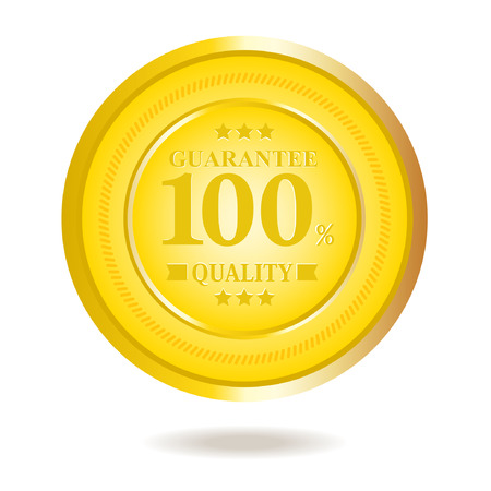 guaranteed badgeのイラスト素材