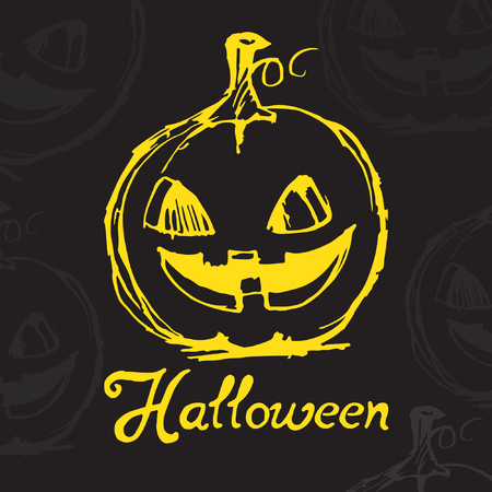 Pumpkin for Halloweenのイラスト素材