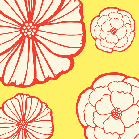 Spring Flowers - Illustrationのイラスト素材