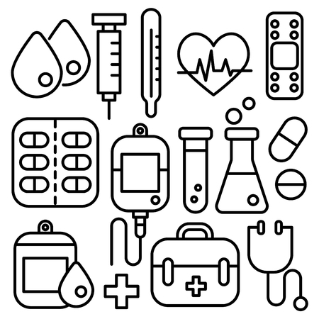 Medical icons.のイラスト素材