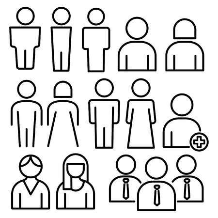 People icons.のイラスト素材