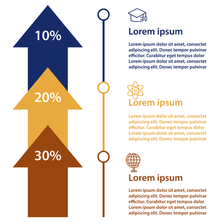 Infographic design template.のイラスト素材
