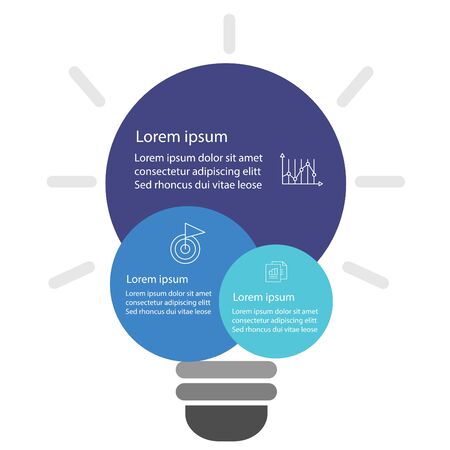Infographic design template.のイラスト素材