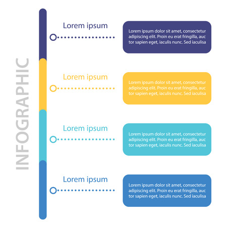 Infographic design template.のイラスト素材