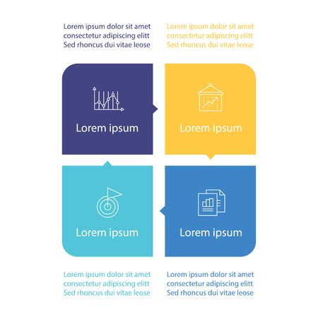 Infographic design template.のイラスト素材