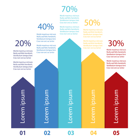 Infographic design template.のイラスト素材