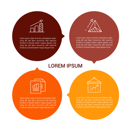 Infographic design template.のイラスト素材