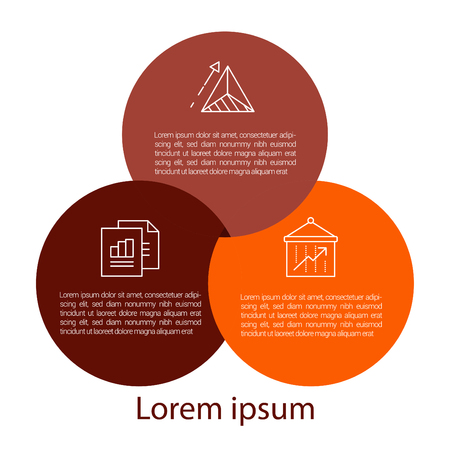 Infographic design template.のイラスト素材