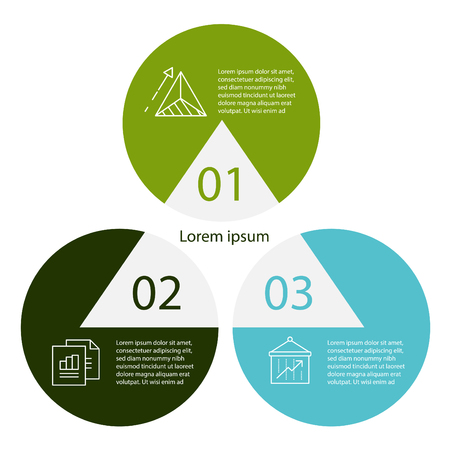 Infographic design template.のイラスト素材