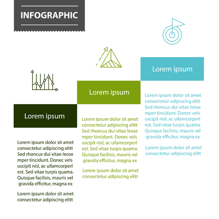 Infographic design template.のイラスト素材
