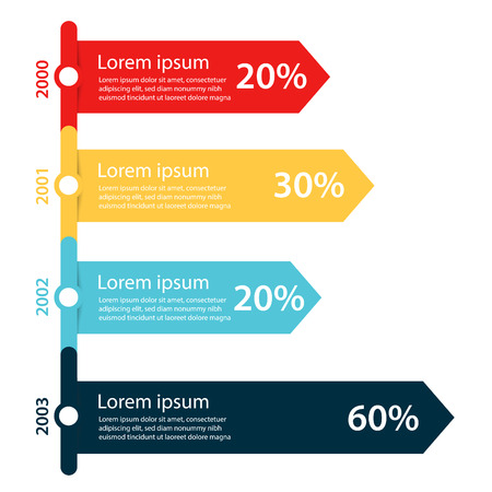 Infographic design template.のイラスト素材
