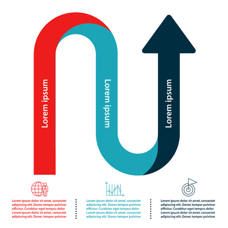 Infographic design template.のイラスト素材