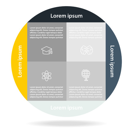 Infographic design template.のイラスト素材