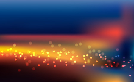 Bokeh lights background, Abstract blurred background- Illustrationのイラスト素材