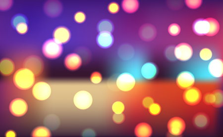 Bokeh lights background, Abstract blurred background- Illustrationのイラスト素材