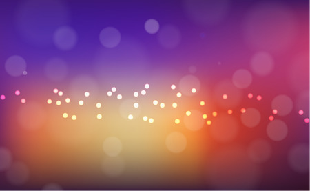 Bokeh lights background, Abstract blurred background- Illustrationのイラスト素材