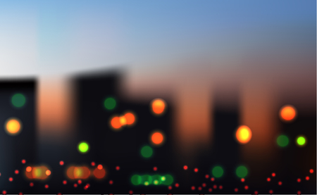 Bokeh lights background, Abstract blurred background- Illustrationのイラスト素材