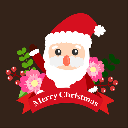 Cute Cartoon Christmas Concept.のイラスト素材