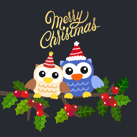 Cute Cartoon Christmas Concept.のイラスト素材