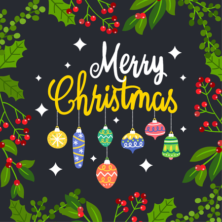 Cute Cartoon Christmas Concept.のイラスト素材