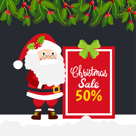 Christmas Sale Tags and Coupons.のイラスト素材