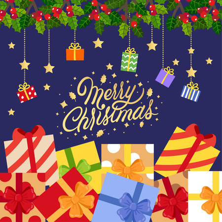 Cute Cartoon Christmas Concept.のイラスト素材