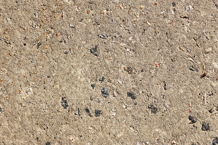 Texture of old weathered, worn concrete pavement.の写真素材
