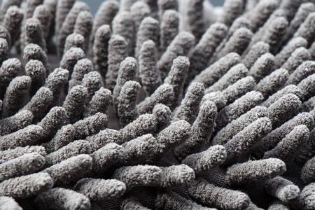 Microfiber washcloth texture with soft large pileの写真素材