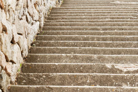 Old marching stairs with close-up. As a background.の写真素材