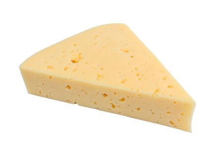 Cheese isolated on white backgroundの写真素材