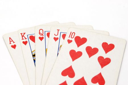 collection of hearts poker