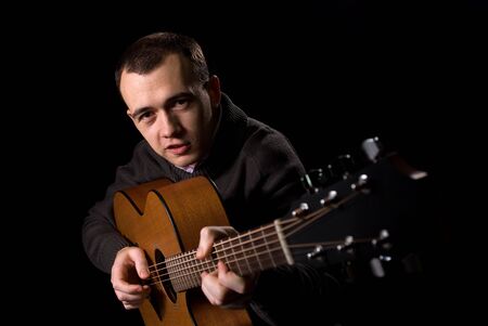 Man with guitar