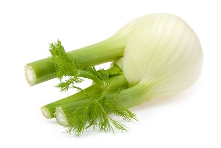 Bulb of fennel isolated on the white background
の写真素材