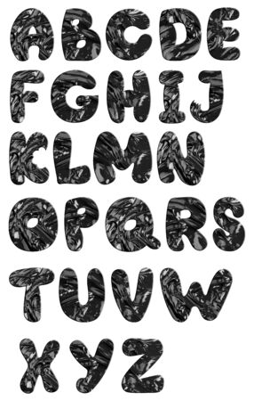 oil alphabetの写真素材