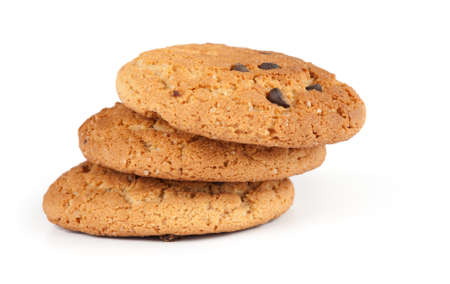 sweet cookies isolated on a white background