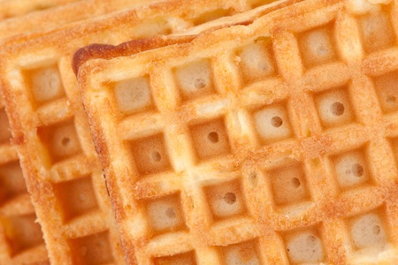 waffle textureの写真素材