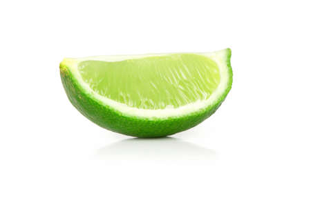 lime slice closeupの写真素材
