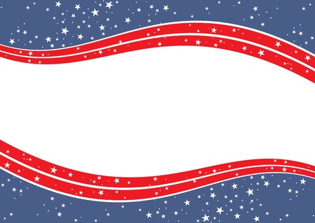 4th of July independence day backgroundのイラスト素材